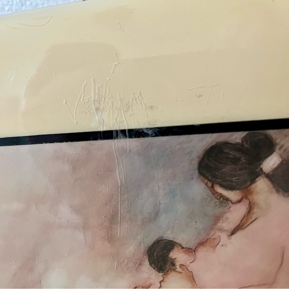 Tiled Art piece “Laila with child” by Navajo R.C. Gorman - Picture 3 of 10
